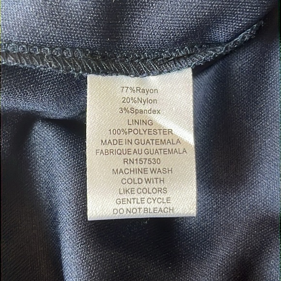 Jenna Rose Blue Pull On Skort - Picture 7 of 10